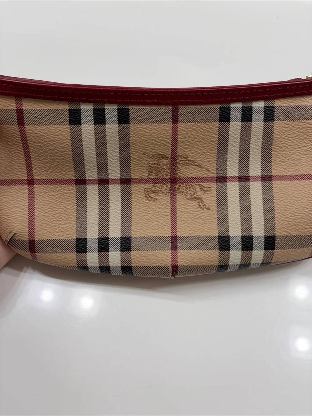 Burberry Haymarket Check Clara Pochette - Picture 3 of 8